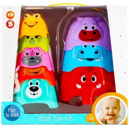 Állatos kézségfejlesztő építő játék termékfotó