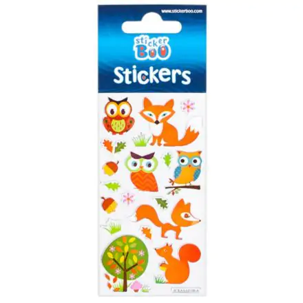 Állatos matrica ezüst díszítéssel termékfotó