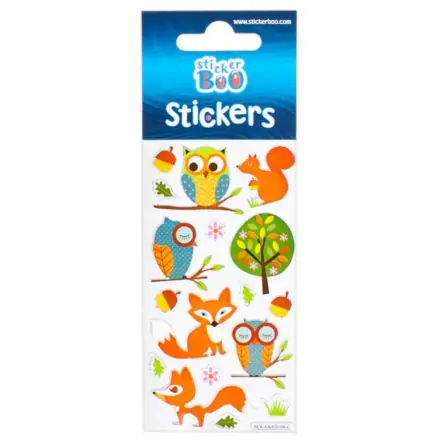 Állatos matrica ezüst díszítéssel termékfotó