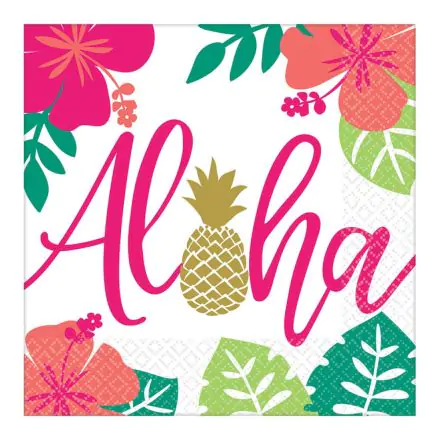 Aloha szalvéta 16 db-os, 33*33 cm termékfotó