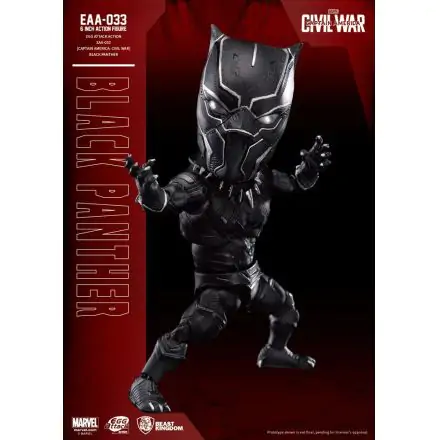 Amerika Kapitány Civil War Egg Attack Black Panther akciófigura 15 cm termékfotó