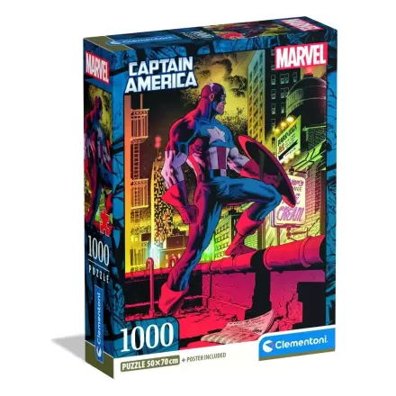 Amerika Kapitány puzzle 1000db-os termékfotója