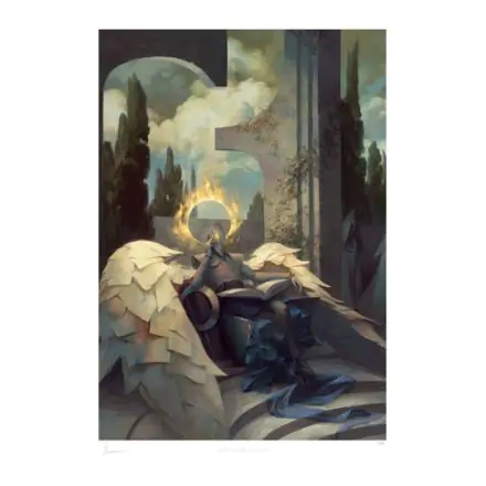 Angelarium Art Print Raziel: Scholar of the Infinite by Peter Mohrbacher 46 x 61 cm - keretezetlen vászonkép termékfotó