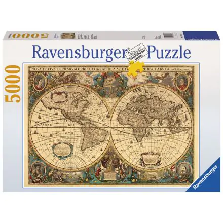 Antique World Map puzzle 3000db-os termékfotó