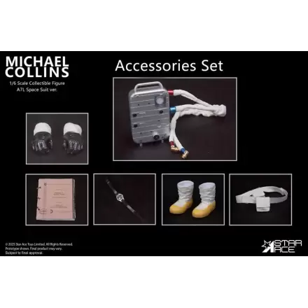 Apollo 11 kiegészítő 1/6 Michael Collins akciófigurához  termékfotó