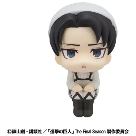 Attack on Titan Look Up Levi Cleaning up Ver. PVC szobor figura 11 cm   termékfotó