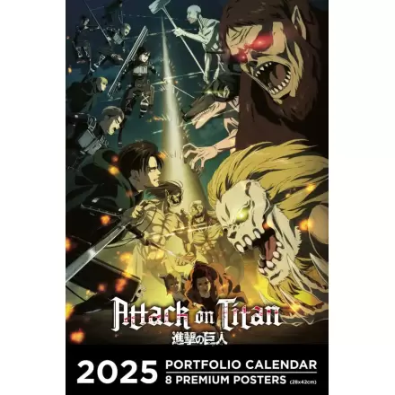 Attack on Titan Portfolio Kalender 2025 *Englische Version* termékfotója