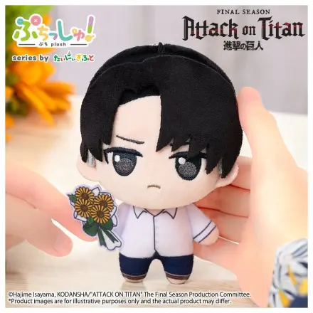 Attack on Titan Puchish! plüss figura Levi Ackerman Vol. 2 (Sunflower Ver.) 12 cm termékfotó
