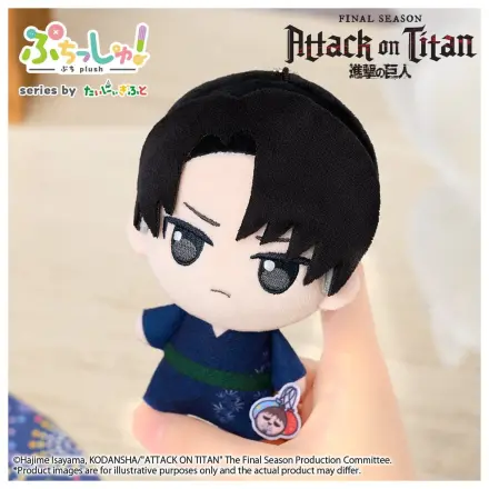 Attack on Titan Puchish! plüss figura Levi Ackerman Vol. 2 (Yukata Ver.) 12 cm termékfotó