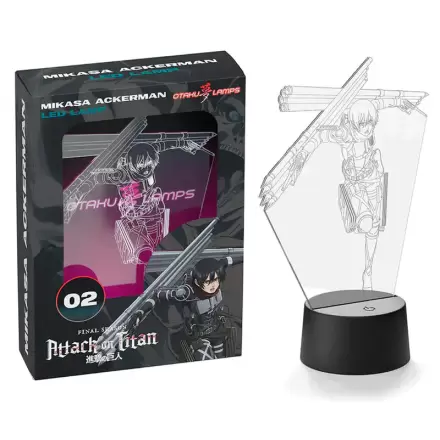 Attack on Titans Mikasa Final Season LED lámpa 20cm termékfotója