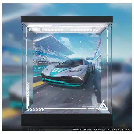 Azur Lane Acrylic LED Display Case for Shinano Moonlit Chrome Ver. LED-es vitrin 30 x 34 cm termékfotó