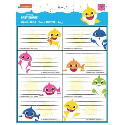 Baby Shark füzetcímke 16 db-os termékfotó