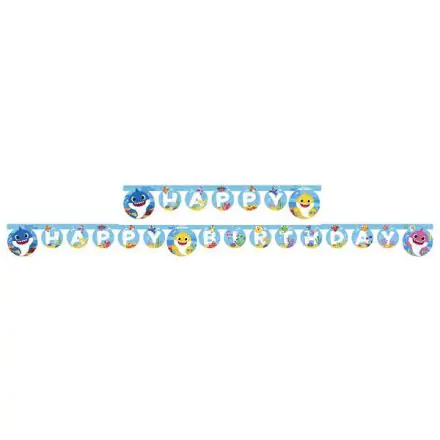 Baby Shark Happy Birthday felirat 2 m termékfotó