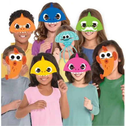 Baby Shark maszk, álarc 8 db-os termékfotó
