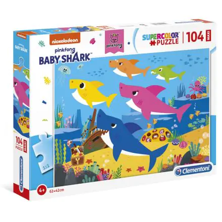 Baby Shark Maxi puzzle 104db-os termékfotó