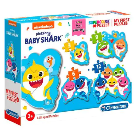 Baby Shark My First Puzzle 3-6-9-12db-os termékfotó