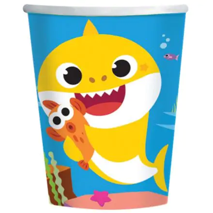 Baby Shark papír pohár 8 db-os 250 ml termékfotó