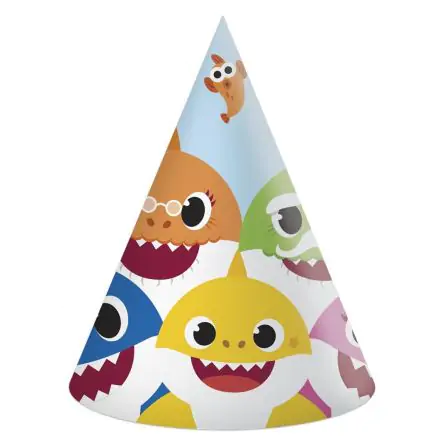 Baby Shark Parti kalap, csákó 6 db-os termékfotó
