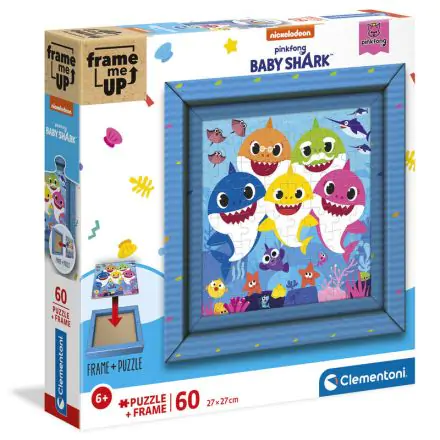 Baby Shark puzzle képkerettel 60db-os termékfotó