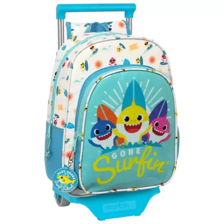 Baby Shark Surfing gurulós táska 34cm termékfotó