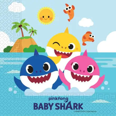 Baby Shark szalvéta 20 db-os termékfotó