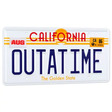 Back to the Future DeLorean Outatime rendszámtábla replika termékfotója
