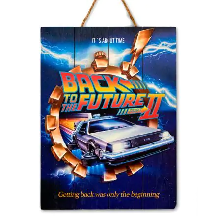 Back to the Future II Woodart 3D fa anyagú poszter festmény termékfotó