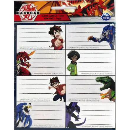 Bakugan füzetcímke 16 db-os termékfotó