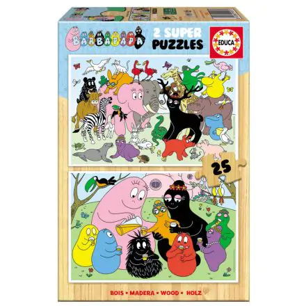 Barbapapa fa puzzle 2x25db-os termékfotó