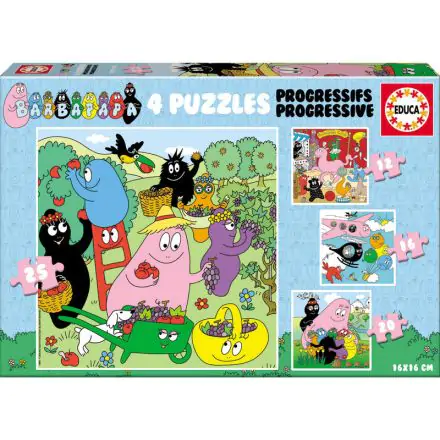 Barbapapa Progressive puzzle 12-16-20-25db-os termékfotó
