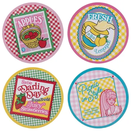 Barbie 4 db-os poháralátét csomag termékfotó