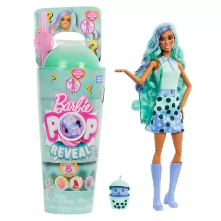 Barbie Bubble tea Green Tea Pop Reveal játék baba termékfotója