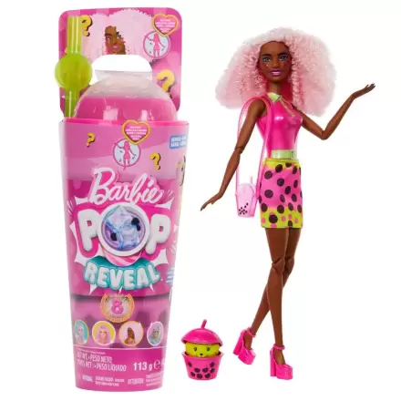 Barbie Bubble tea piros Fruits Pop Reveal játék baba termékfotója