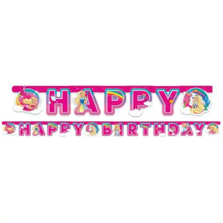 Barbie Happy Birthday felirat 200 cm termékfotó
