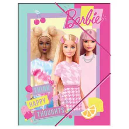 Barbie Happy Thoughts A/4 gumis mappa termékfotó