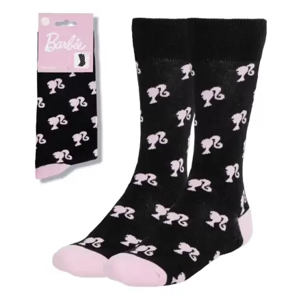 Barbie Logo Black zokni 36-43 termékfotó