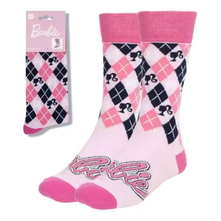 Barbie Logo Pink zokni 36-43 termékfotó