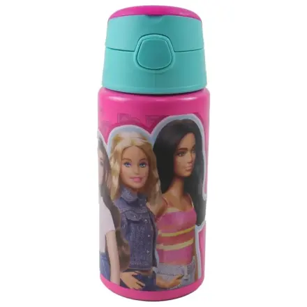 Barbie Love alumínium szívószálas kulacs akasztóval 500 ml termékfotó