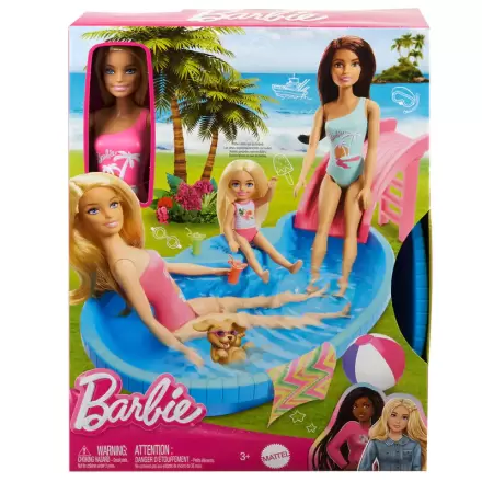 Barbie medence és játék baba termékfotója