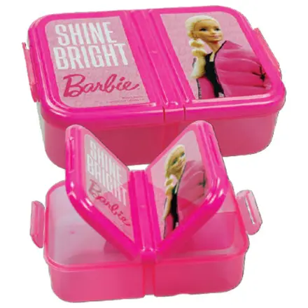 Barbie Shine Bright több rekeszes uzsonnás doboz, szendvicsdoboz termékfotó