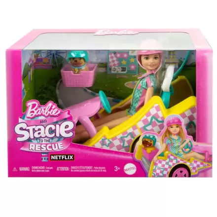 Barbie Stacie to the Rescue játék baba és jármű termékfotója