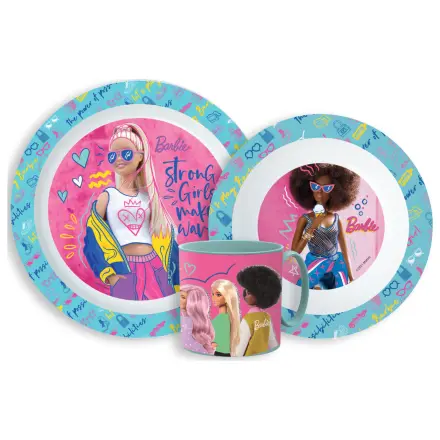 Barbie Stylish étkészlet, micro műanyag szett bögrével termékfotó