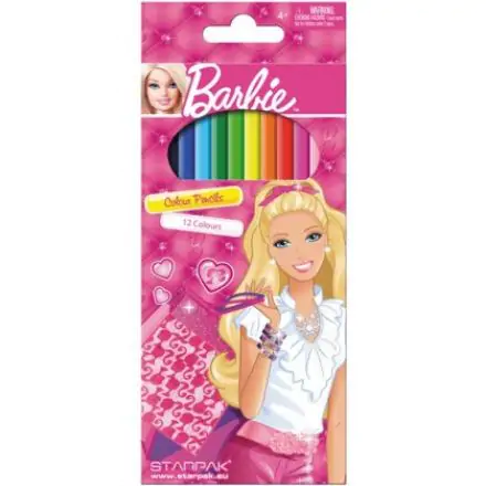 Barbie Színes ceruza 12 db-os termékfotó