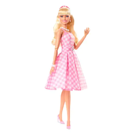 Barbie The Movie Barbie in Pink Gingham Dress játék baba [SÉRÜLT CSOMAGOLÁS] termékfotója