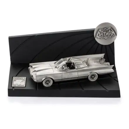Batman 1966 Pewter Collectible Batman 80th Classic Batmobile Limitált kiadás szobor figura 19 cm termékfotó