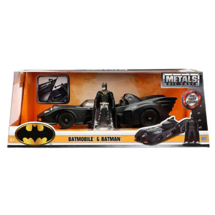 Batman Diecast Model 1/24 1989 Batmobile és figura termékfotója