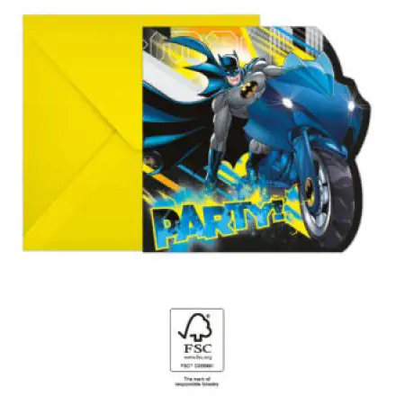Batman Rogue Rage Party meghívó 6 db-os FSC termékfotó