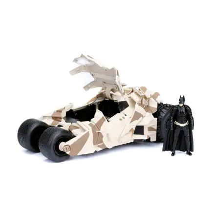 Batman The Dark Knight Diecast Model 1/24 2008 Batmobile Camo és figura termékfotója