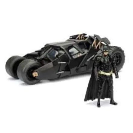 Batman The Dark Knight Diecast Model 1/24 2008 Batmobile és figura termékfotó