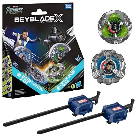 BEYBLADE X Mister Fantastic 9-65A & Doctor Doom 0-80LO termékfotó